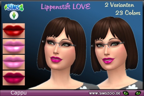  Blackys Sims 4 Zoo: Love lips by Cappu
