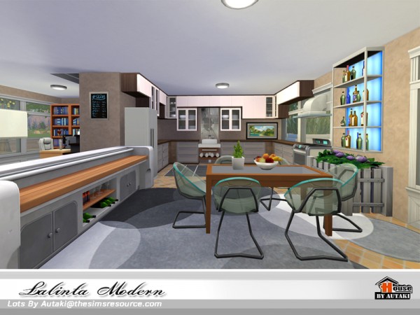  The Sims Resource: Lalinta Modern house by Autaki