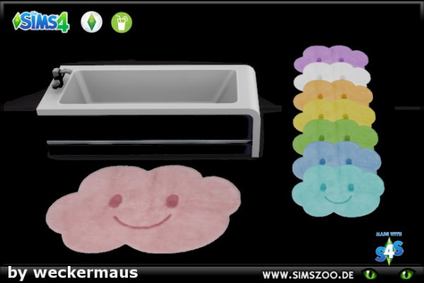  Blackys Sims 4 Zoo: Rug Laughing Cloud by weckermaus
