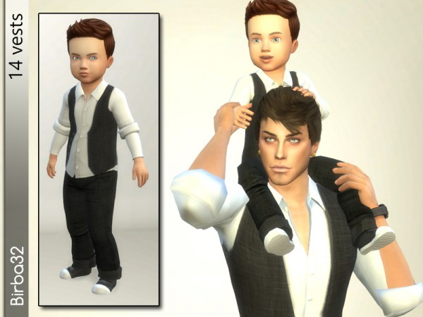  The Sims Resource: Like dad   Classic vest by Birba32