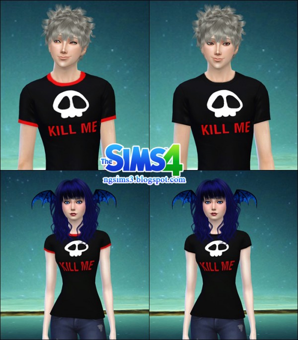  NG Sims 3: Kill Me T Shirt