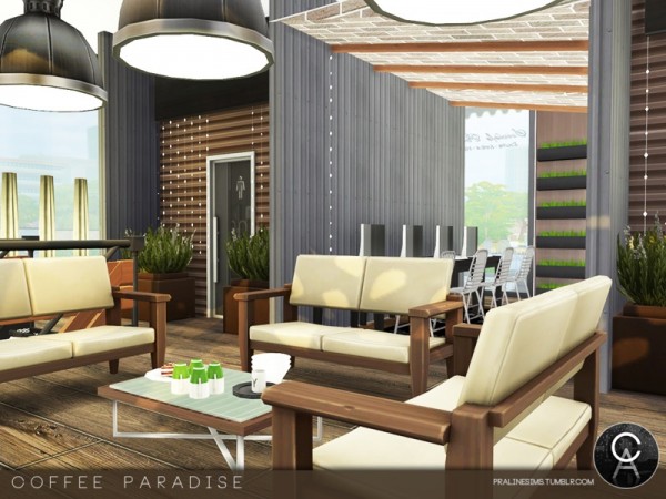 The Sims Resource: Coffee Paradise by Pralinesims