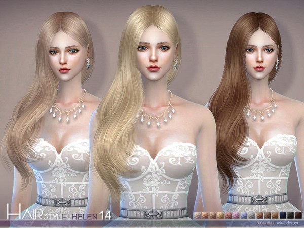  The Sims Resource: S club hair Helen n14