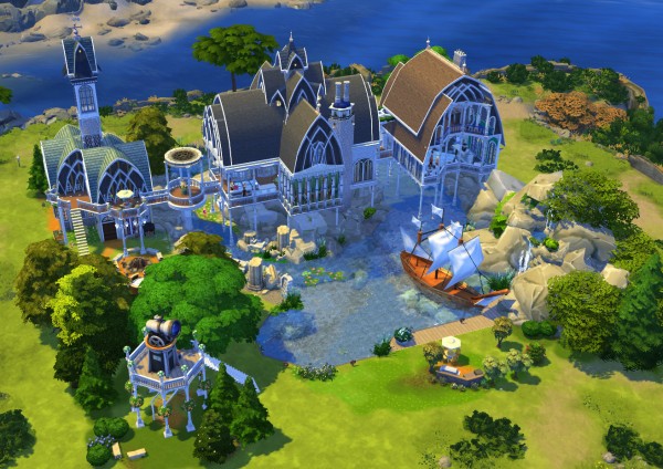  Mod The Sims: Grey Havens. No CC by Velouriah