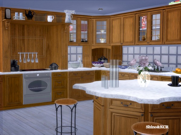 The Sims Resource: Kitchen French Country by Shino KCR • Sims 4 Downloads