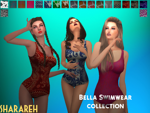  The Sims Resource: Bella Swimwear Collection by Sharareh