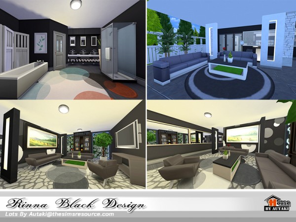  The Sims Resource: Rinna Black Design by autaki