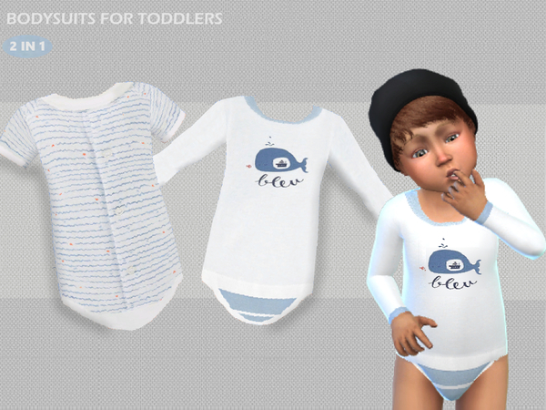  The Sims Resource: Bodysuits for boys by Puresim