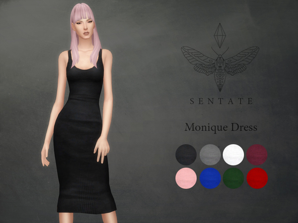  The Sims Resource: Monique Dress by Sentate