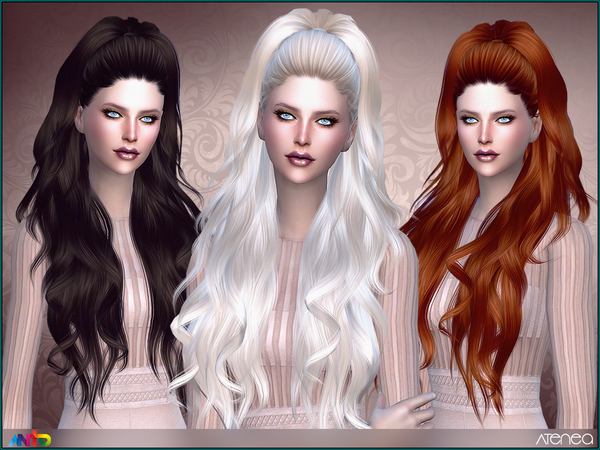  The Sims Resource: Anto   Atenea Hairstyle