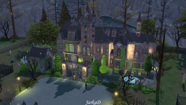  JarkaD Sims 4: Vampire Mansion