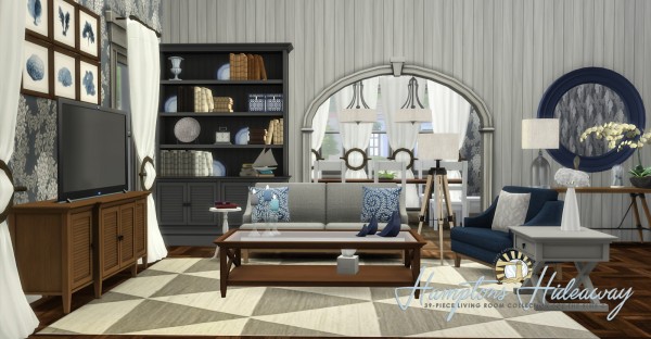  Simsational designs: Hamptons Hideaway   Living Room Set