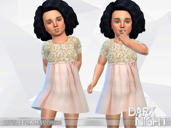  The Sims Resource: Little Princess Dress by DarkNighTt
