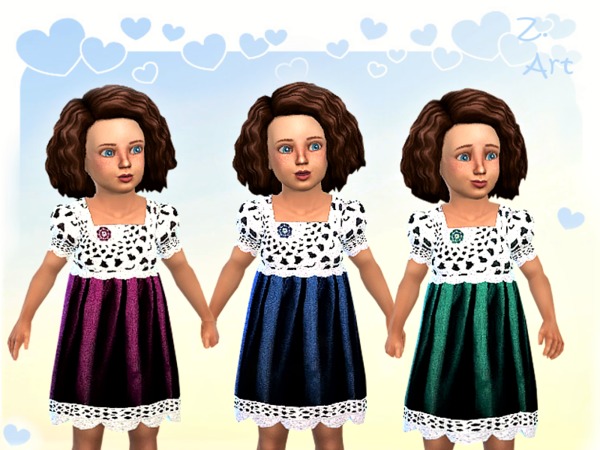  The Sims Resource: BabeZ. 04  dress by Zuckerschnute20