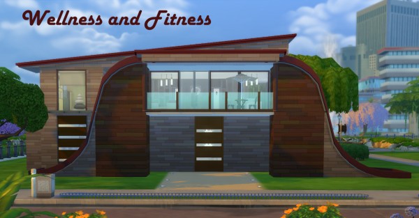  Mod The Sims: Modern Wellness and Fitness Centre by stellina94