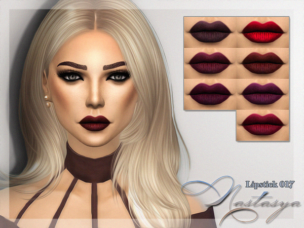  The Sims Resource: Lipstick 017 by Nastasya