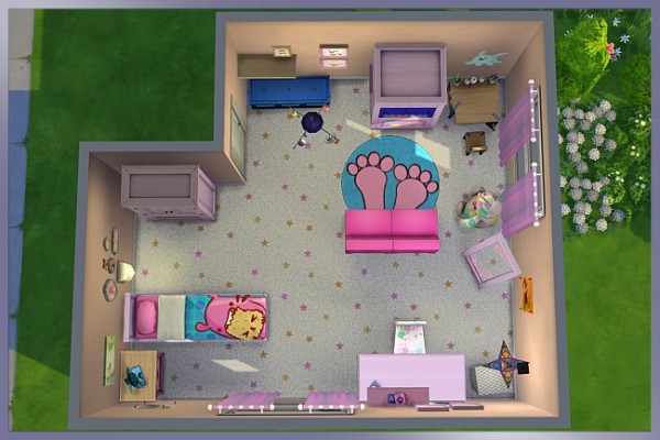 Blackys Sims 4 Zoo: Sophia room by Cappu