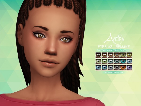  Aveira Sims 4: Eyes 2 remake
