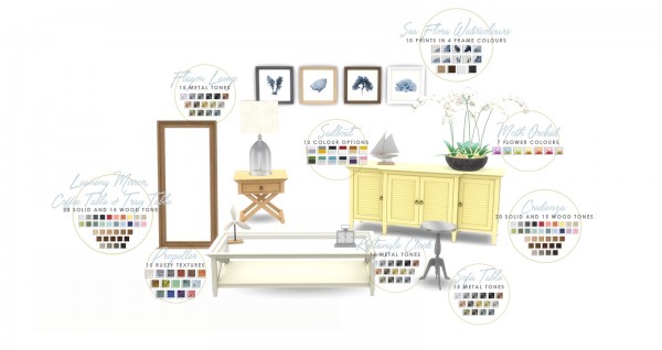  Simsational designs: Hamptons Hideaway   Living Room Set