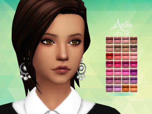 Aveira Sims 4: Lips 12 • Sims 4 Downloads