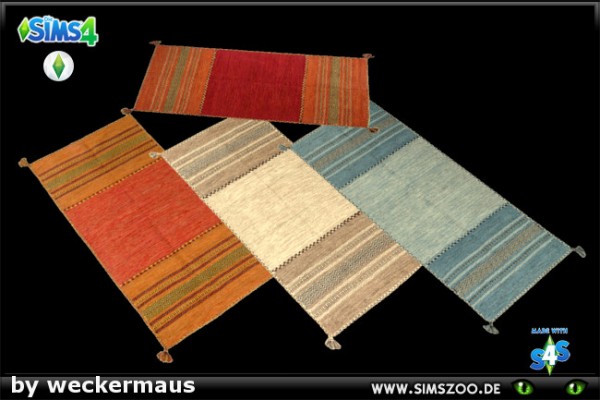  Blackys Sims 4 Zoo: Carpet Mexico by weckermaus