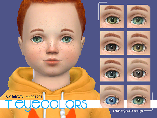  The Sims Resource: Eyecolors 201703 by S club