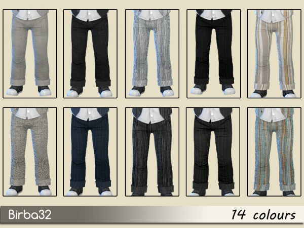  The Sims Resource: Like dad   Classic pants by Birba32