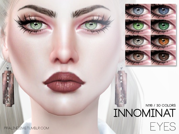  The Sims Resource: Innominat Eyes N116 by Pralinesims