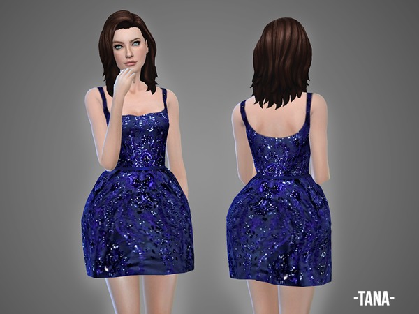  The Sims Resource: Tana   dress by April