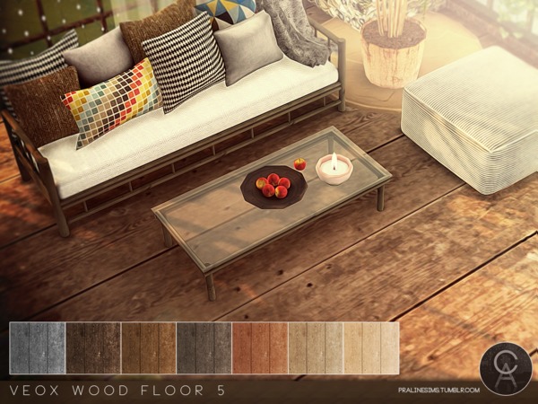  The Sims Resource: VEOX Wood Floor 5 by Pralinesims