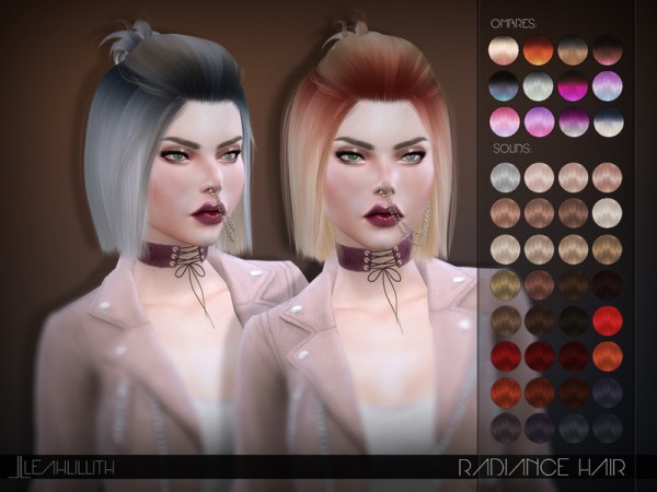  The Sims Resource: LeahLillith Radiance Hair