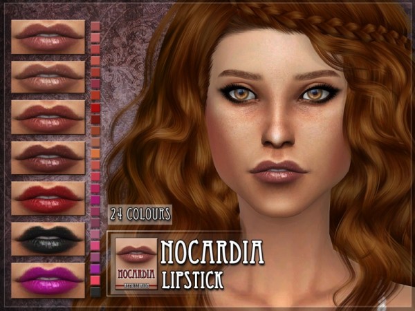  The Sims Resource: Nocardia Lipstick by Remus Sirion