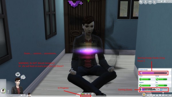 Mod The Sims: Dark Meditation   A Vampire Mod by Chaavik