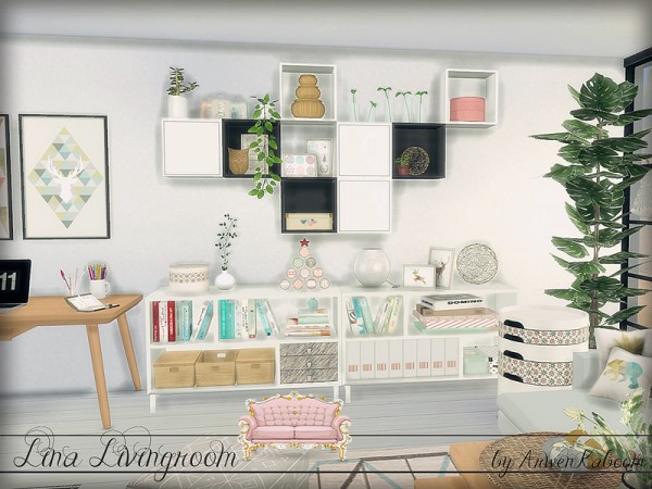  The Sims Resource: Lina Livingroom by ArwenKaboom