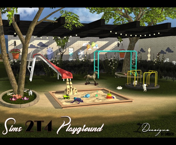  Sims 4 Designs: Playground Conversion
