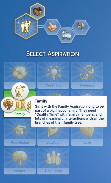  Mod The Sims: Family Aspiration by jackboog21