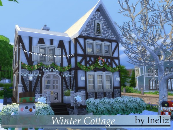  The Sims Resource: Winter Cottage by Ineliz