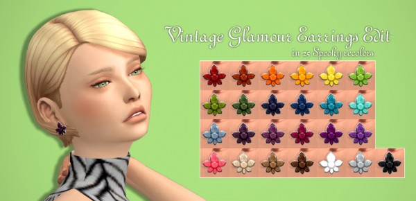  Tukete: Vintage Glamour Earrings