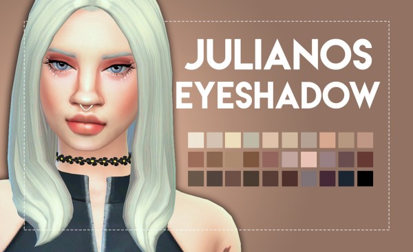  Simsworkshop: Julianos Eyeshadow by Weepingsimmer