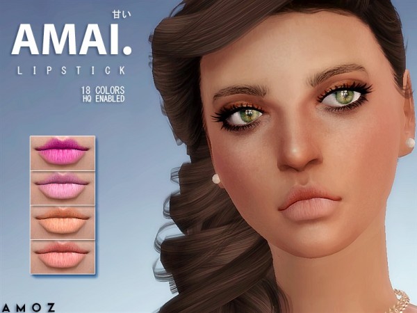  The Sims Resource: Lipstick by Amoz