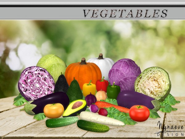  The Sims Resource: Vegetables by NynaeveDesign