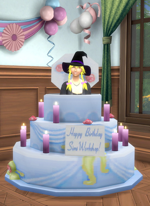  Simsworkshop: Birthday Cake by BigUglyHag