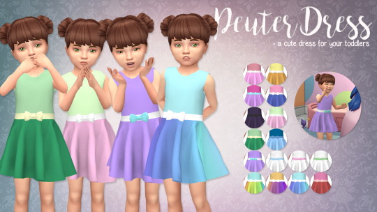  Simsworkshop: Peuter Dress by xEenhoornx