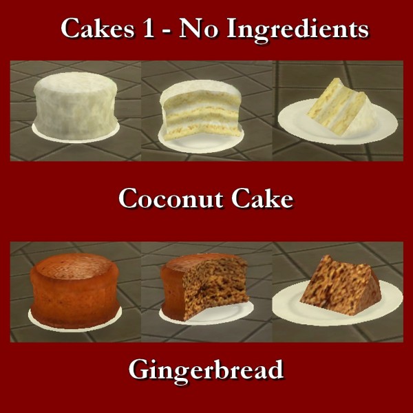  Simsworkshop: Custom Food Cakes No Ingredients 1 by Leniad