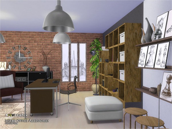  The Sims Resource: Lisebo Office Accessories by ArtVitalex