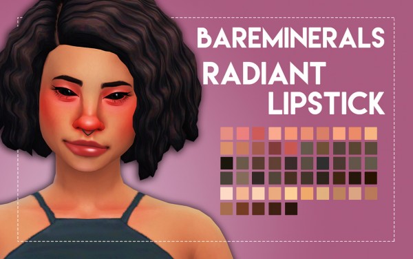  Simsworkshop: BareMinerals Inspired Nude Radiant Lipstick by Weepingsimmer
