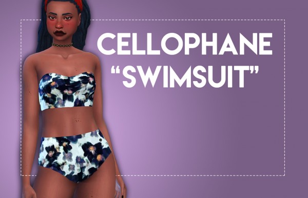  Simsworkshop: Cellophane Swimsuit by Weepingsimmer