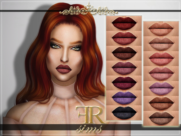  The Sims Resource: Lipstick N18 by FashionRoyaltySims
