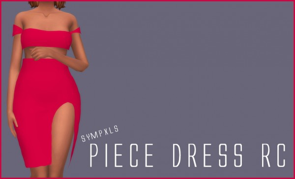  Simsworkshop: Sympxls Piece Dress