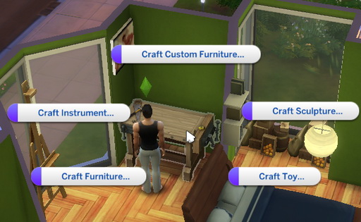  Simsworkshop: Woodwork Custom Furniture by Leniad